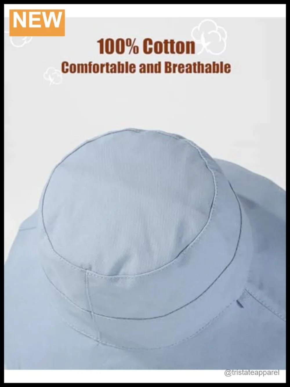 Women's Reversible Cotton Sun Hat Wide Brim UPF 50+ Packable Bucket Hat